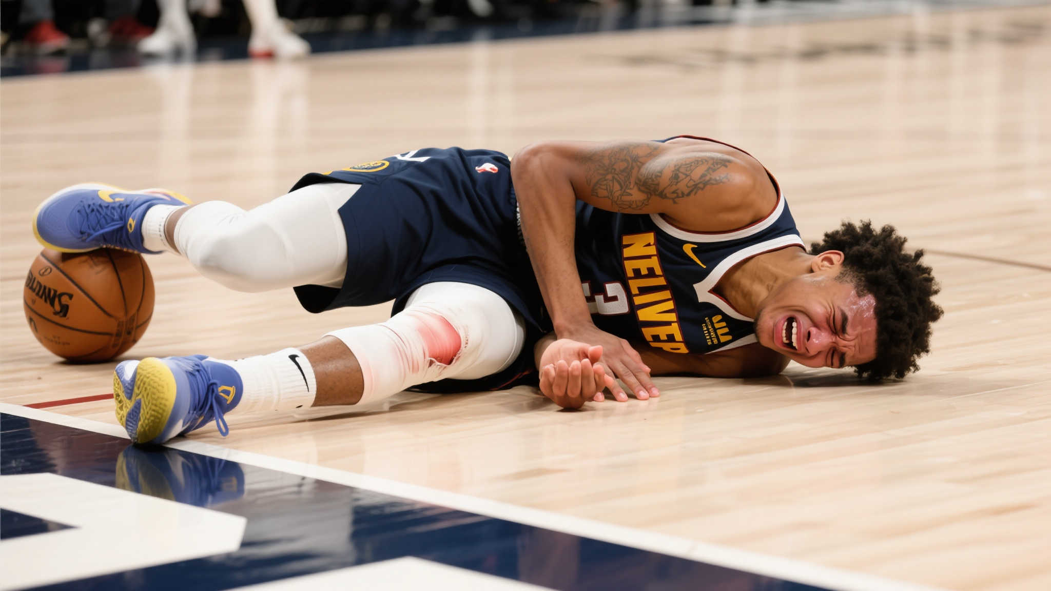 在近日的一场NBA常规赛中，球队核心泰瑞斯·哈利伯